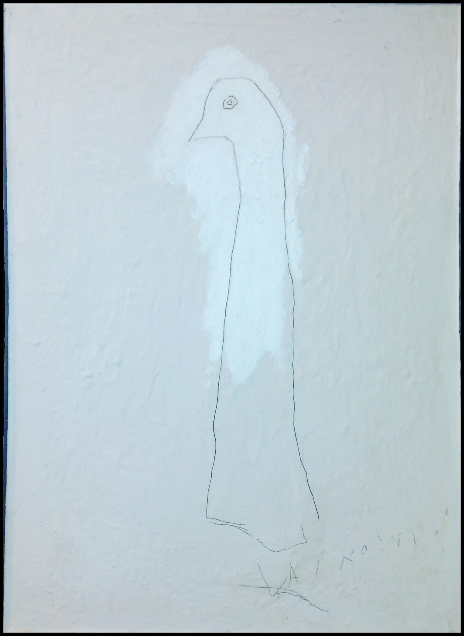 Bez naziva (Ptica), Ulje na platnu, 71 x 51