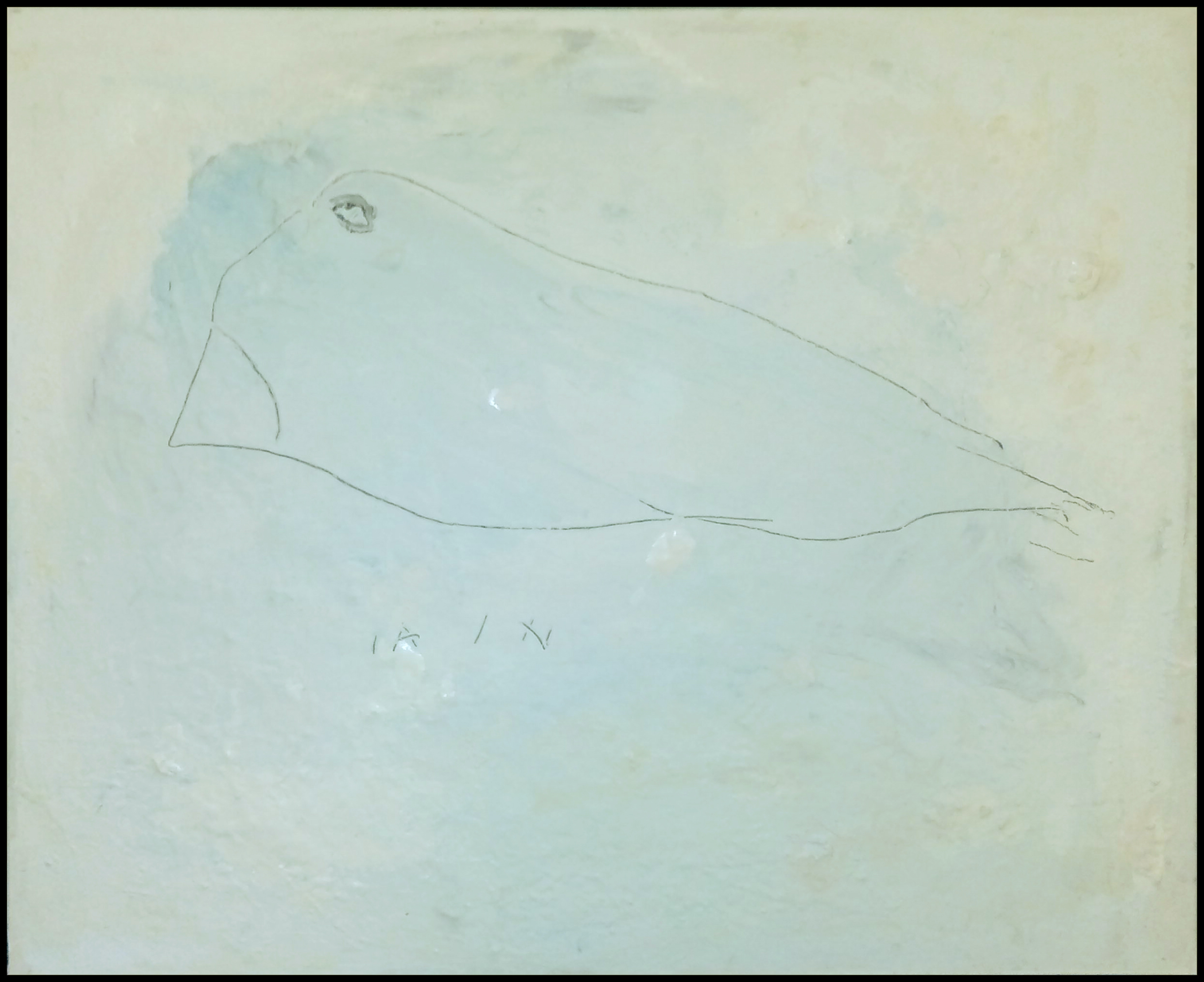 Delfin ´04, Ulje na lesonitu, 81 x 66