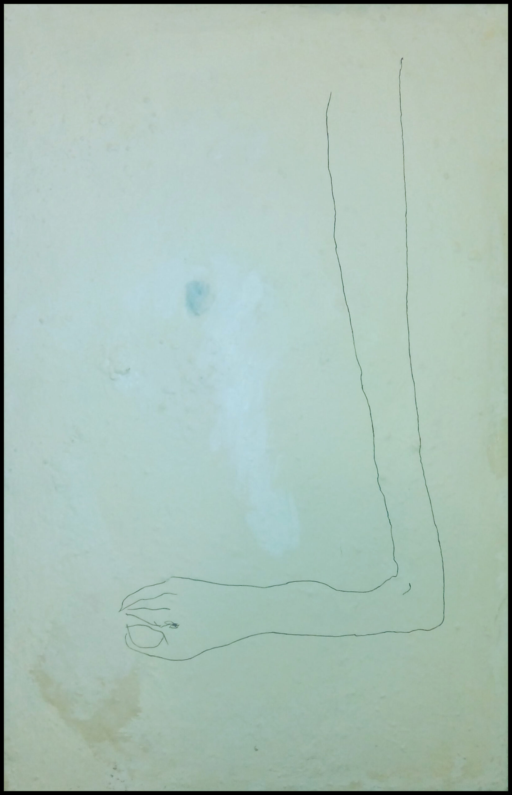 Slika ´01 (Stopalo), Ulje na lesonitu, 55 x 85